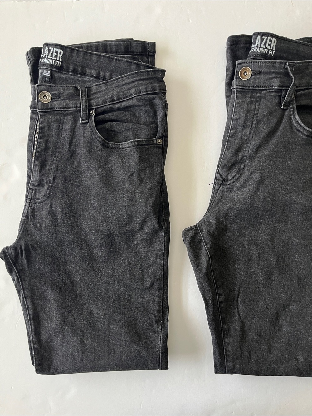 Laser Straight Fit Jeans Pair
